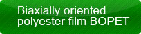 Biaxially oriented polyester film BOPET